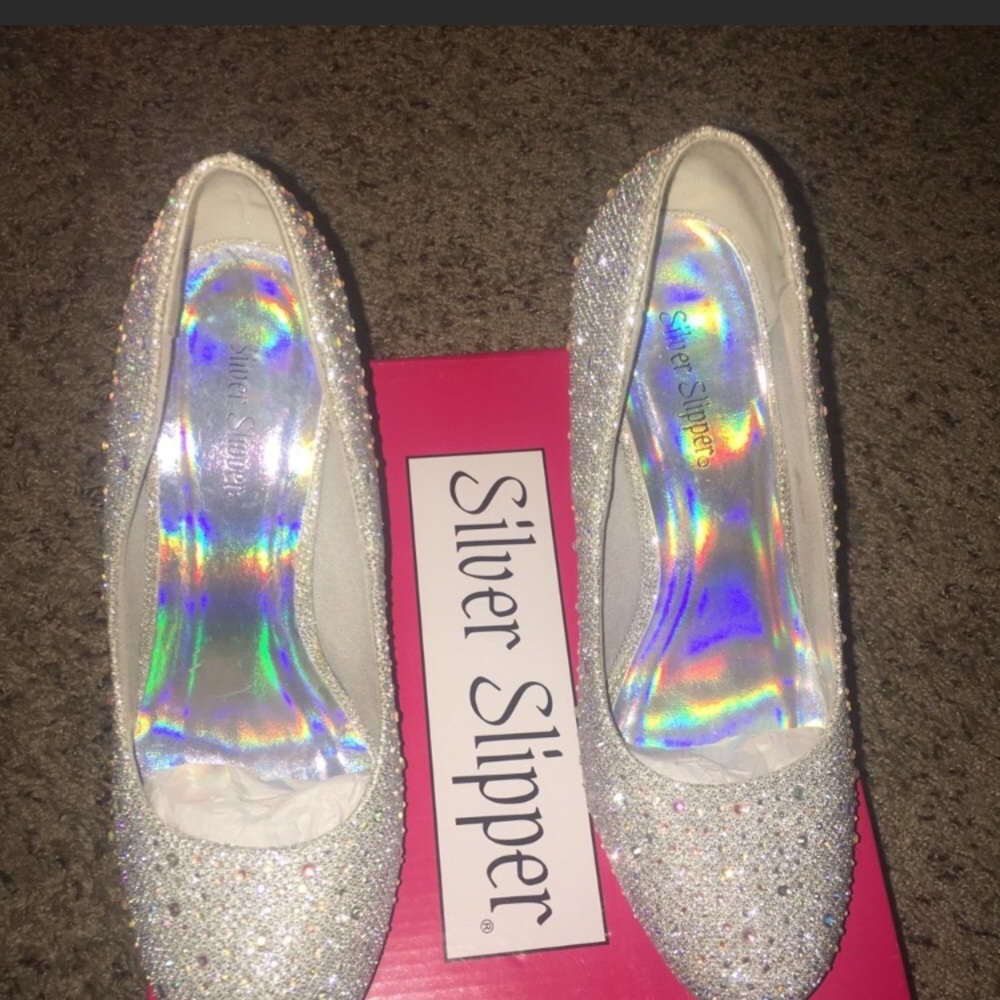 Silver heels